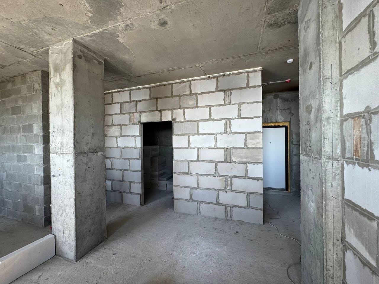 Перегородки из газобетона, ЖК «Сады Маковского»